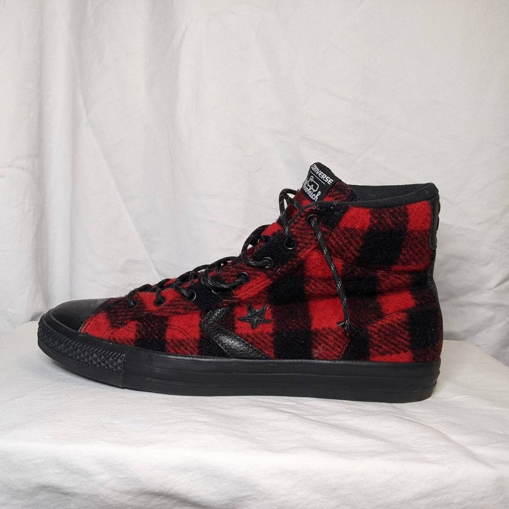 Converse Woolrich Buffalo Checkered High Top Kicks